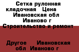 Сетка рулонная кладочная › Цена ­ 53 - Ивановская обл., Иваново г. Строительство и ремонт » Другое   . Ивановская обл.,Иваново г.